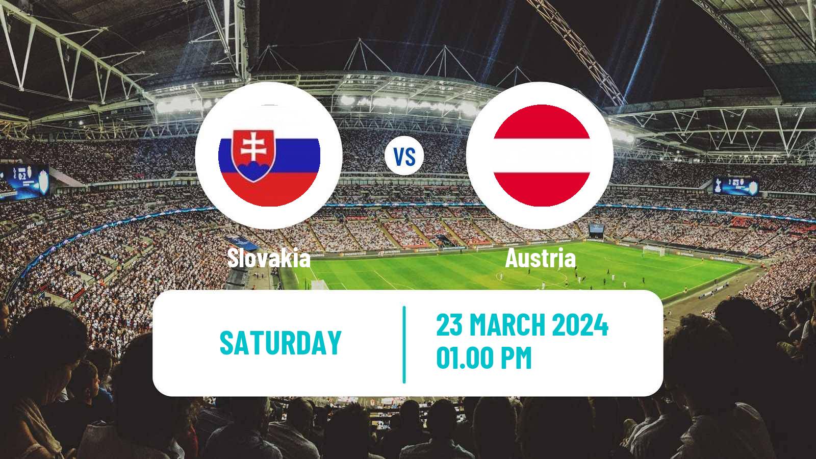 Soccer Friendly Slovakia - Austria