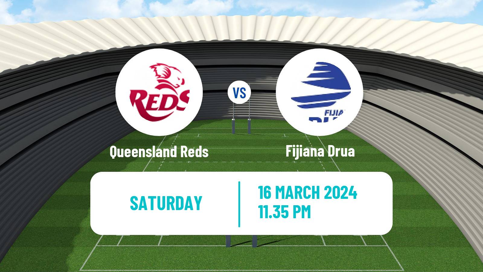 Rugby union Australian Super W Rugby Union Queensland Reds - Fijiana Drua