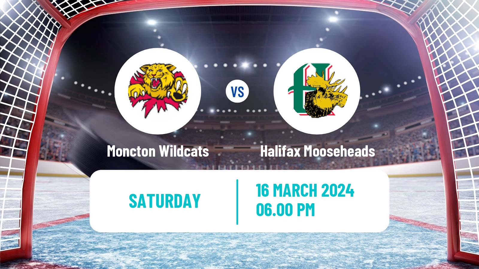 Hockey QMJHL Moncton Wildcats - Halifax Mooseheads