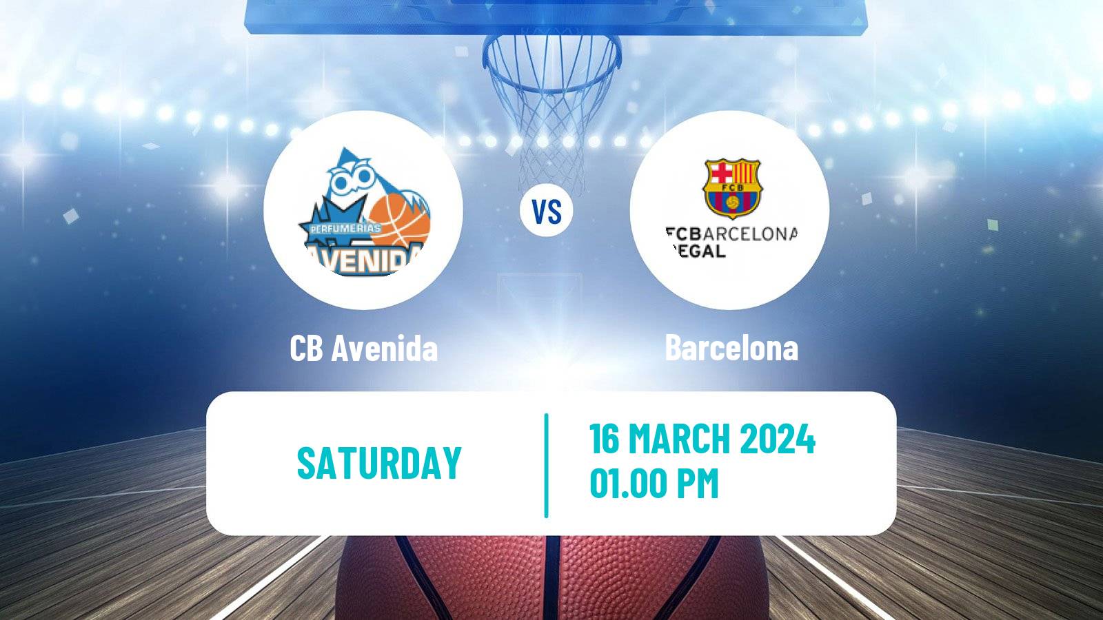 Basketball Spanish Liga Femenina Basketball CB Avenida - Barcelona