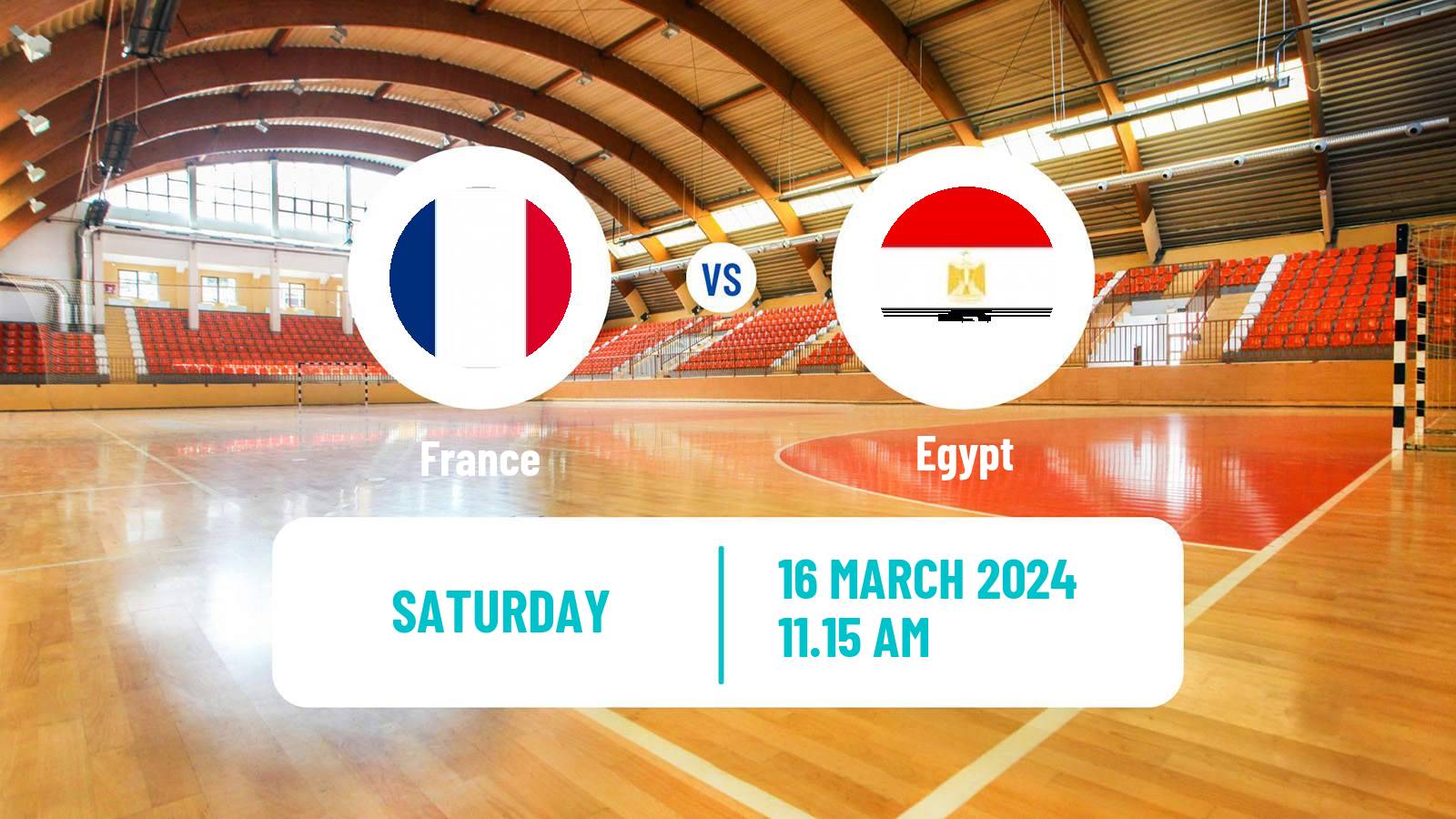Handball Friendly International Handball France - Egypt