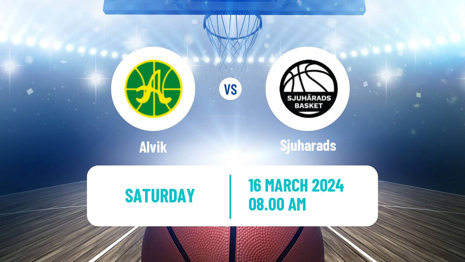 Basketball Swedish Basketligan Women Alvik - Sjuharads