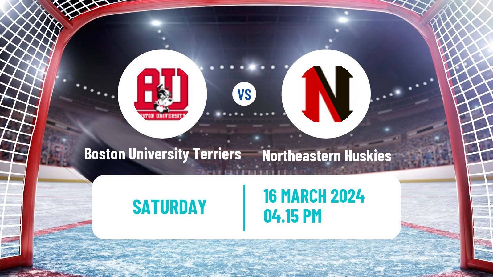 Hockey NCAA Hockey Boston University Terriers - Northeastern Huskies