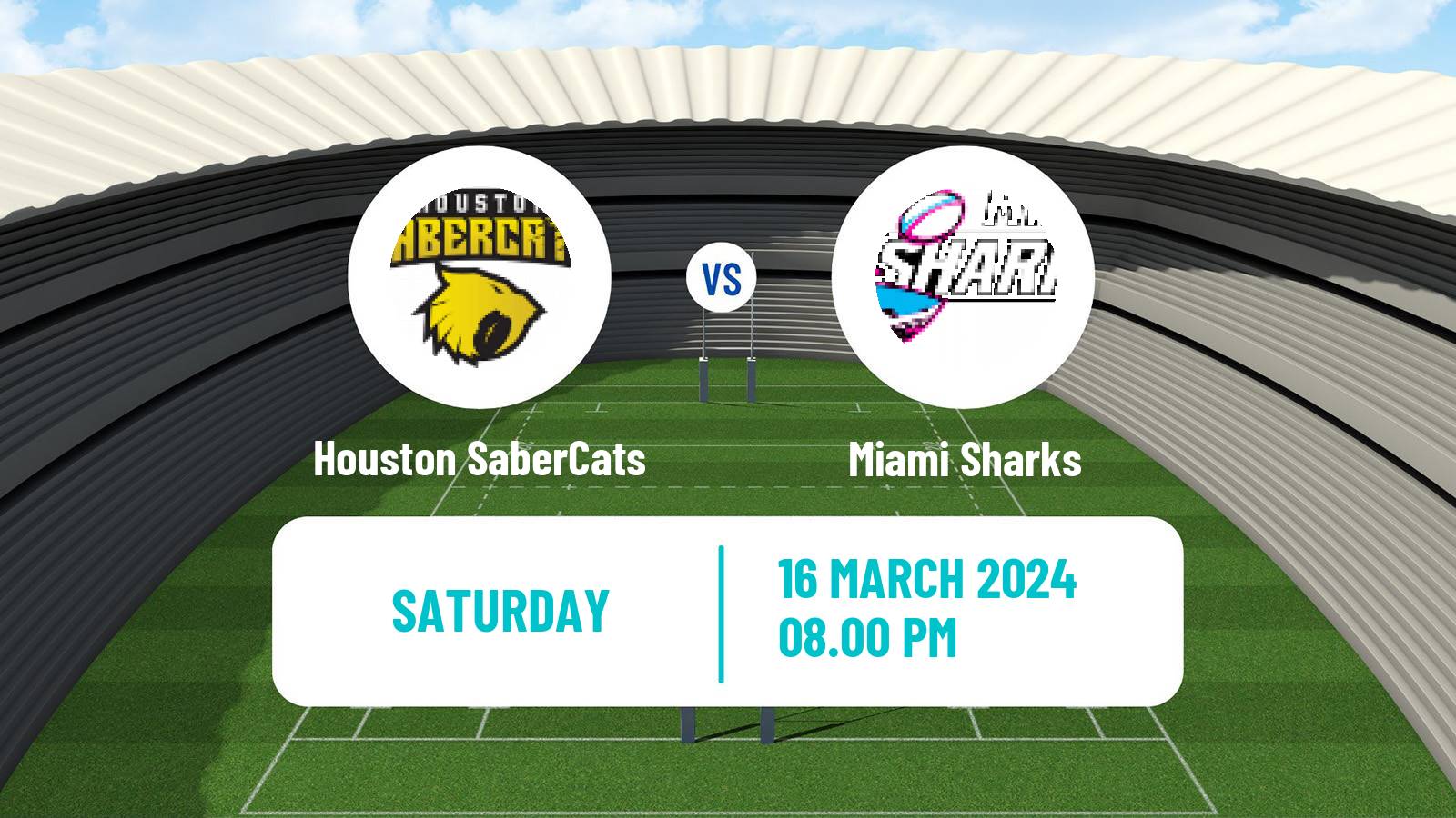 Rugby union USA Major League Rugby Houston SaberCats - Miami Sharks