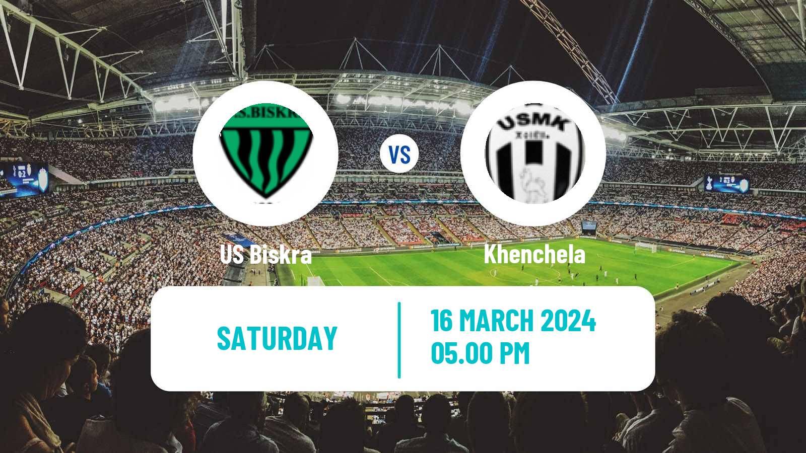 Soccer Algerian Ligue 1 Biskra - Khenchela