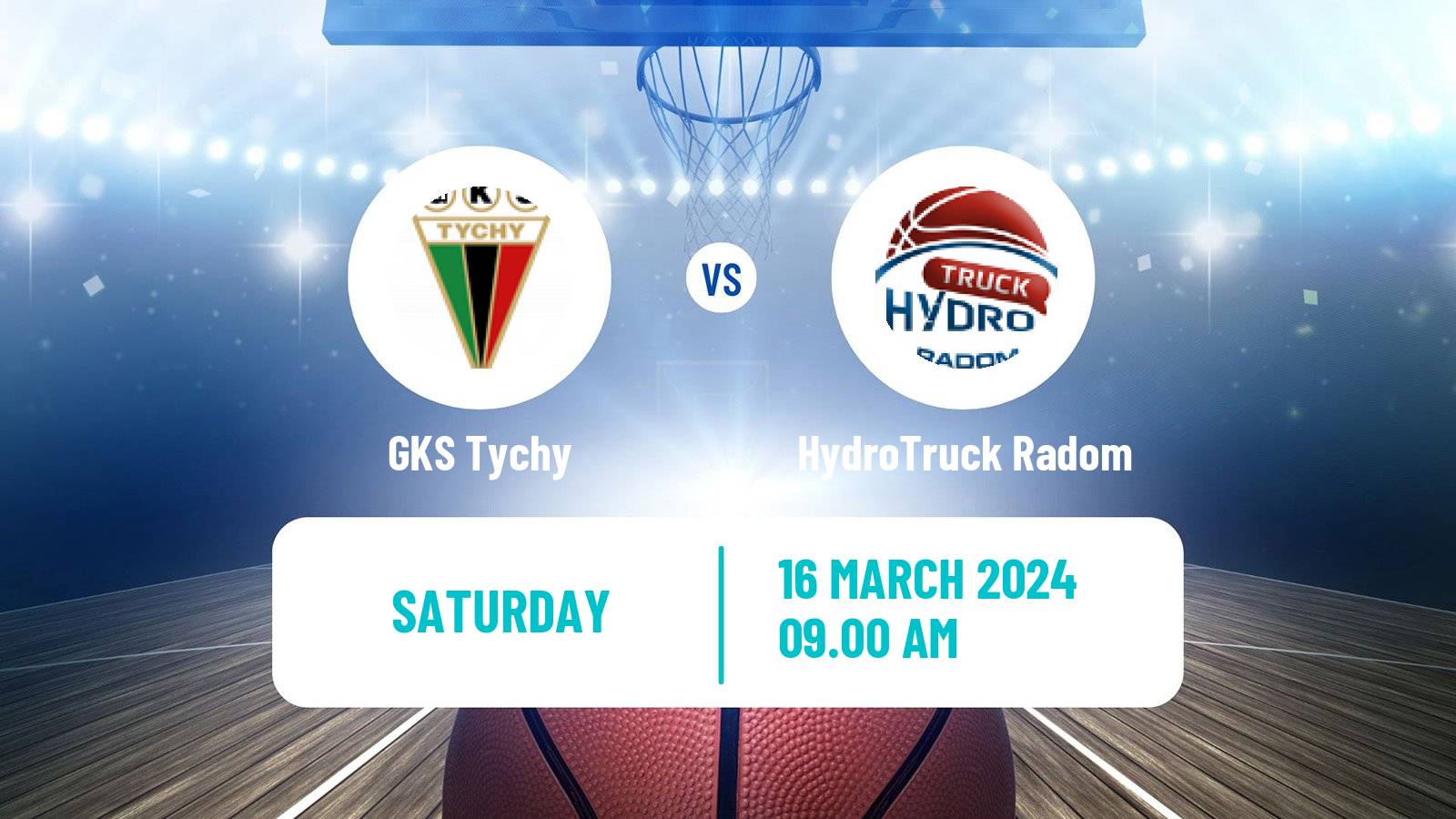 Basketball Polish 1 Liga Basketball GKS Tychy - HydroTruck Radom