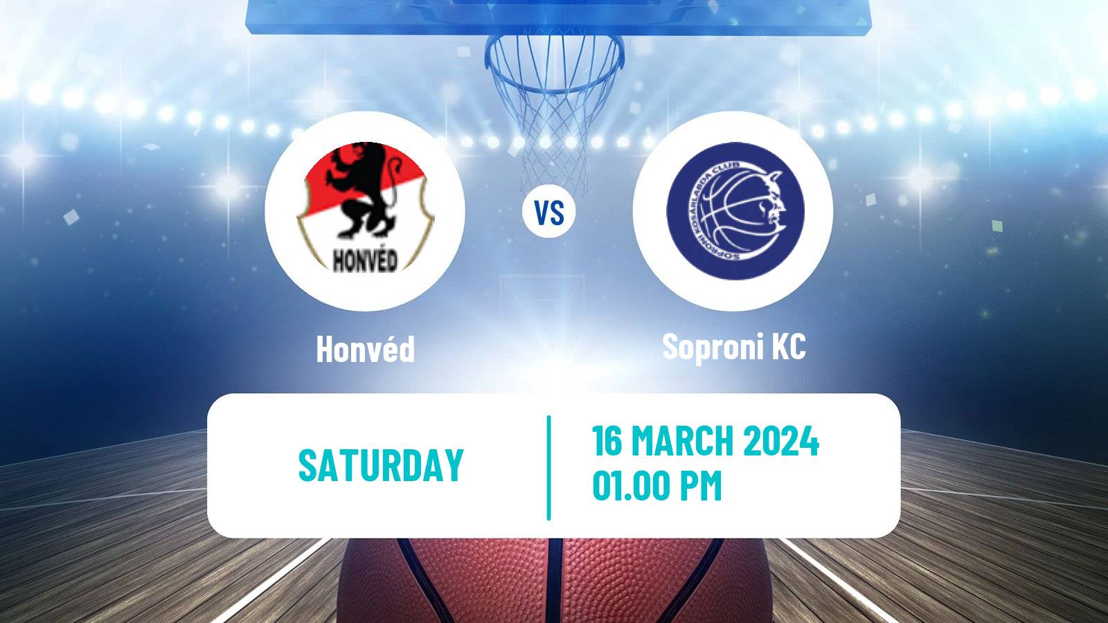 Basketball Hungarian NB I Basketball Honvéd - Soproni KC