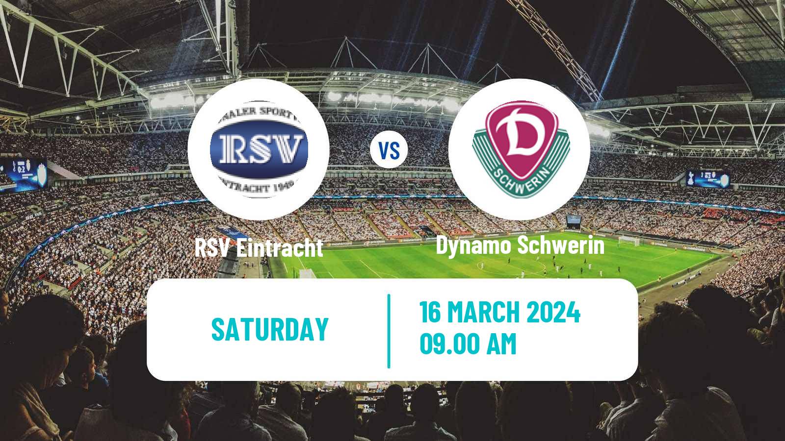 Soccer German Oberliga NOFV-Nord RSV Eintracht - Dynamo Schwerin