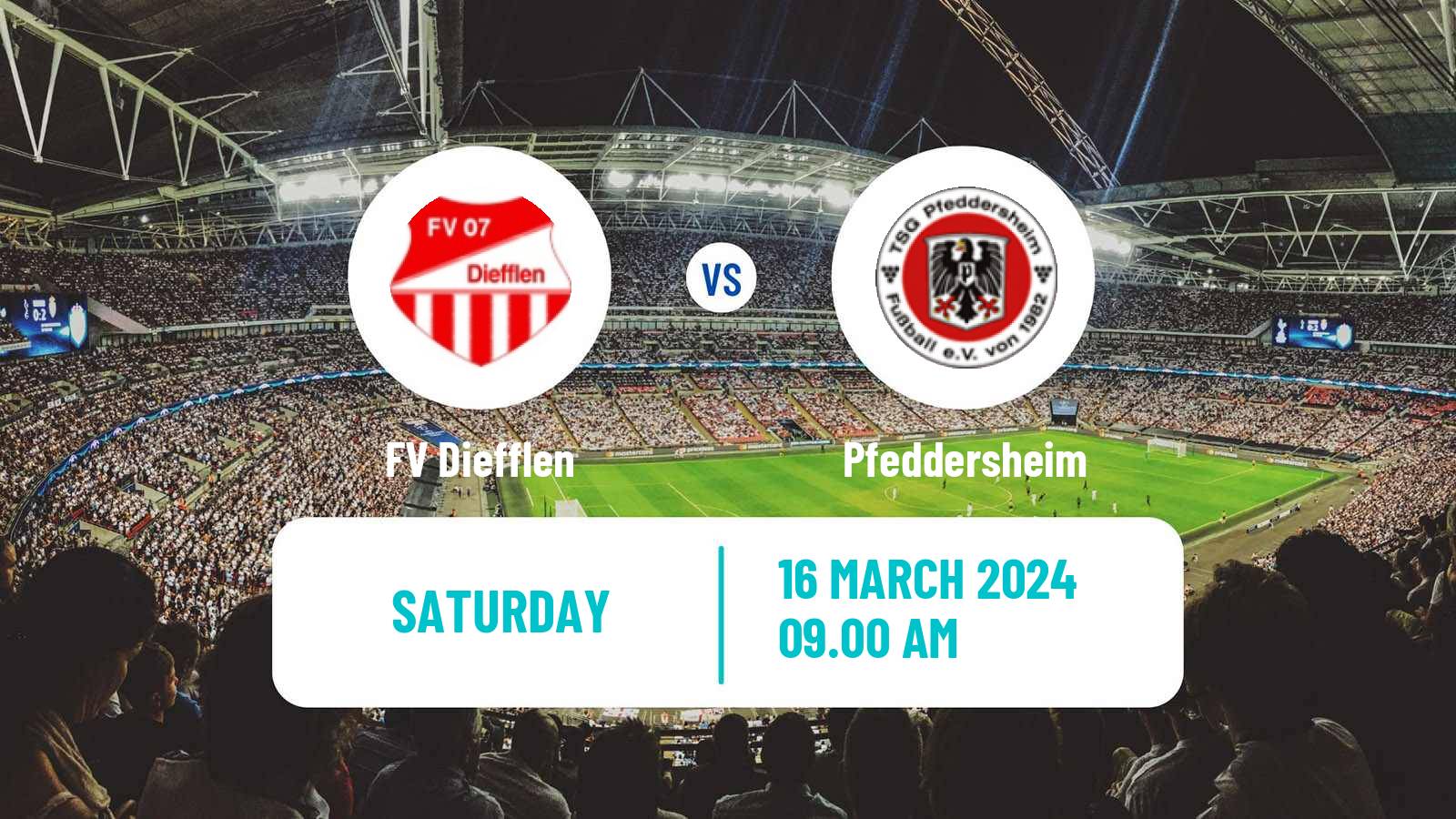 Soccer German Oberliga Rheinland-Pfalz/Saar Diefflen - Pfeddersheim