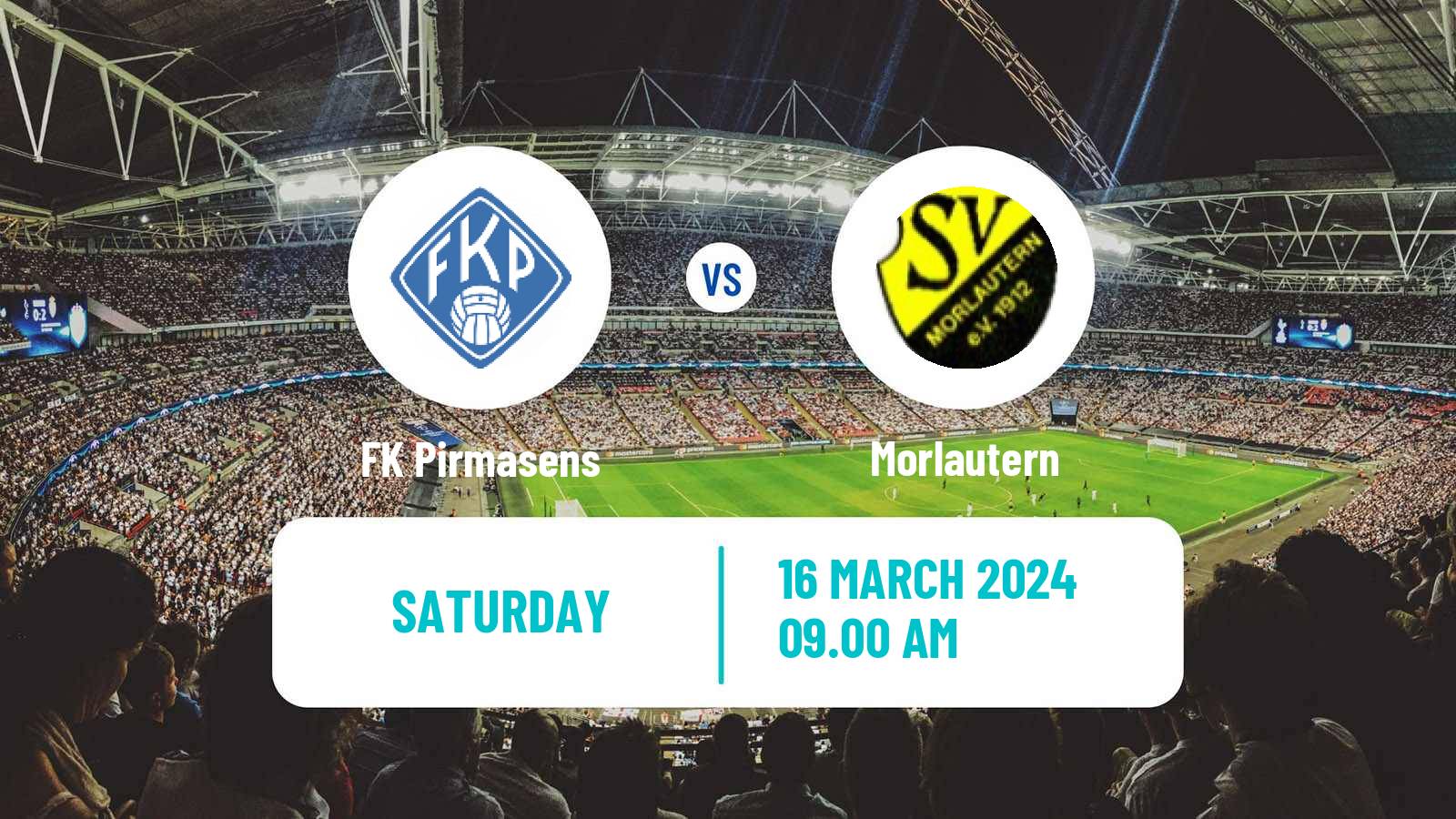 Soccer German Oberliga Rheinland-Pfalz/Saar Pirmasens - Morlautern