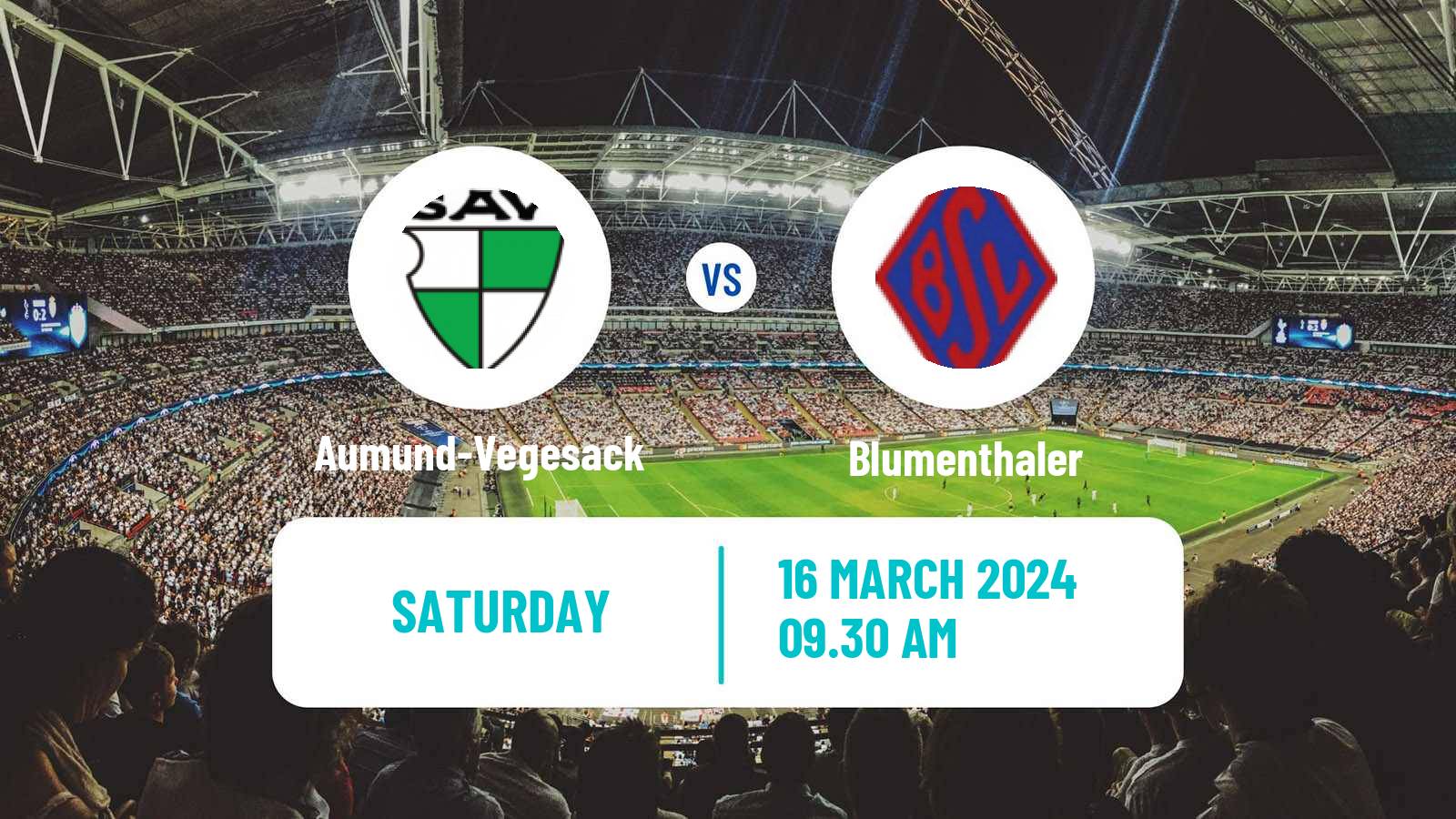 Soccer German Oberliga Bremen Aumund-Vegesack - Blumenthaler