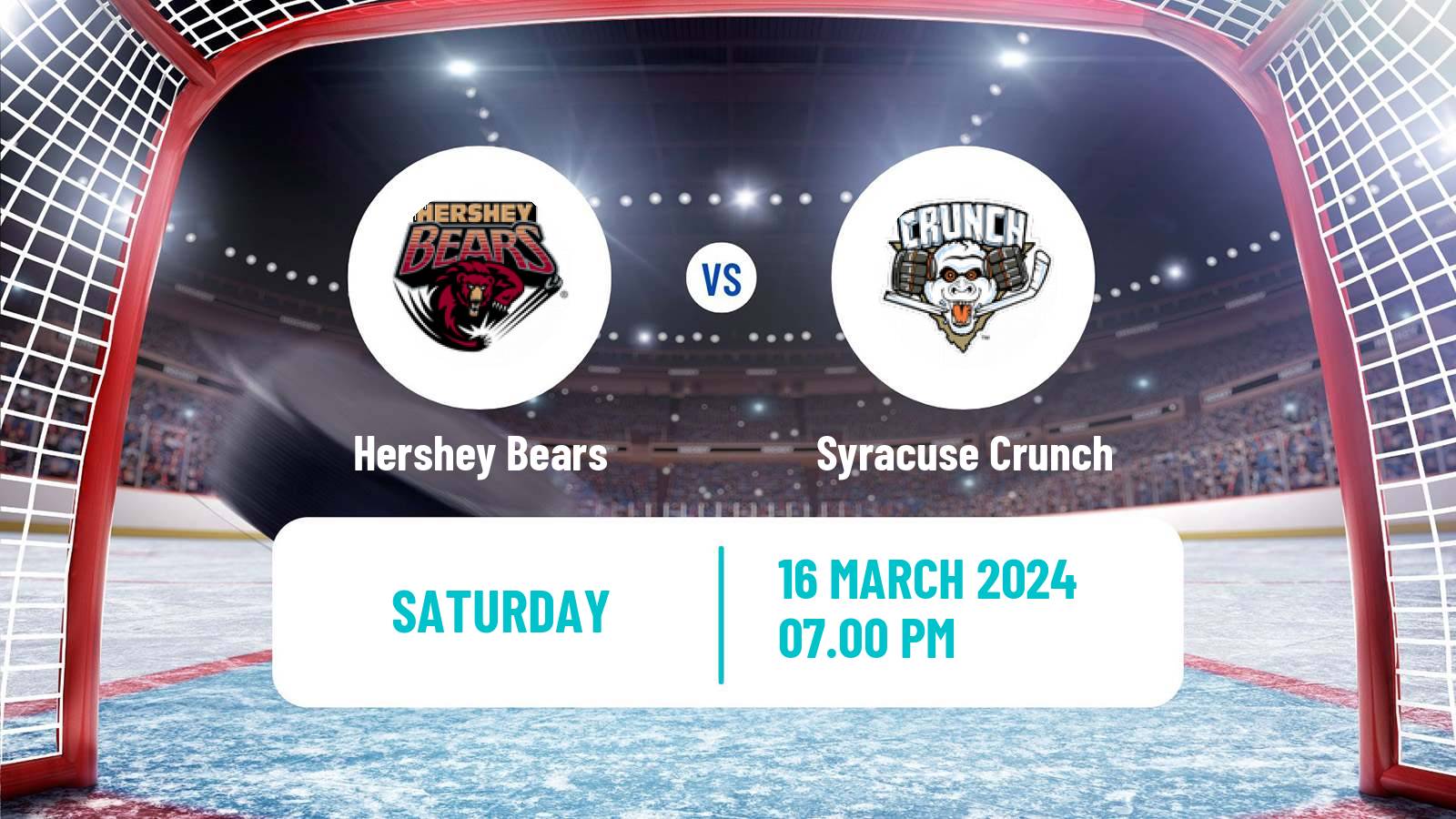 Hockey AHL Hershey Bears - Syracuse Crunch