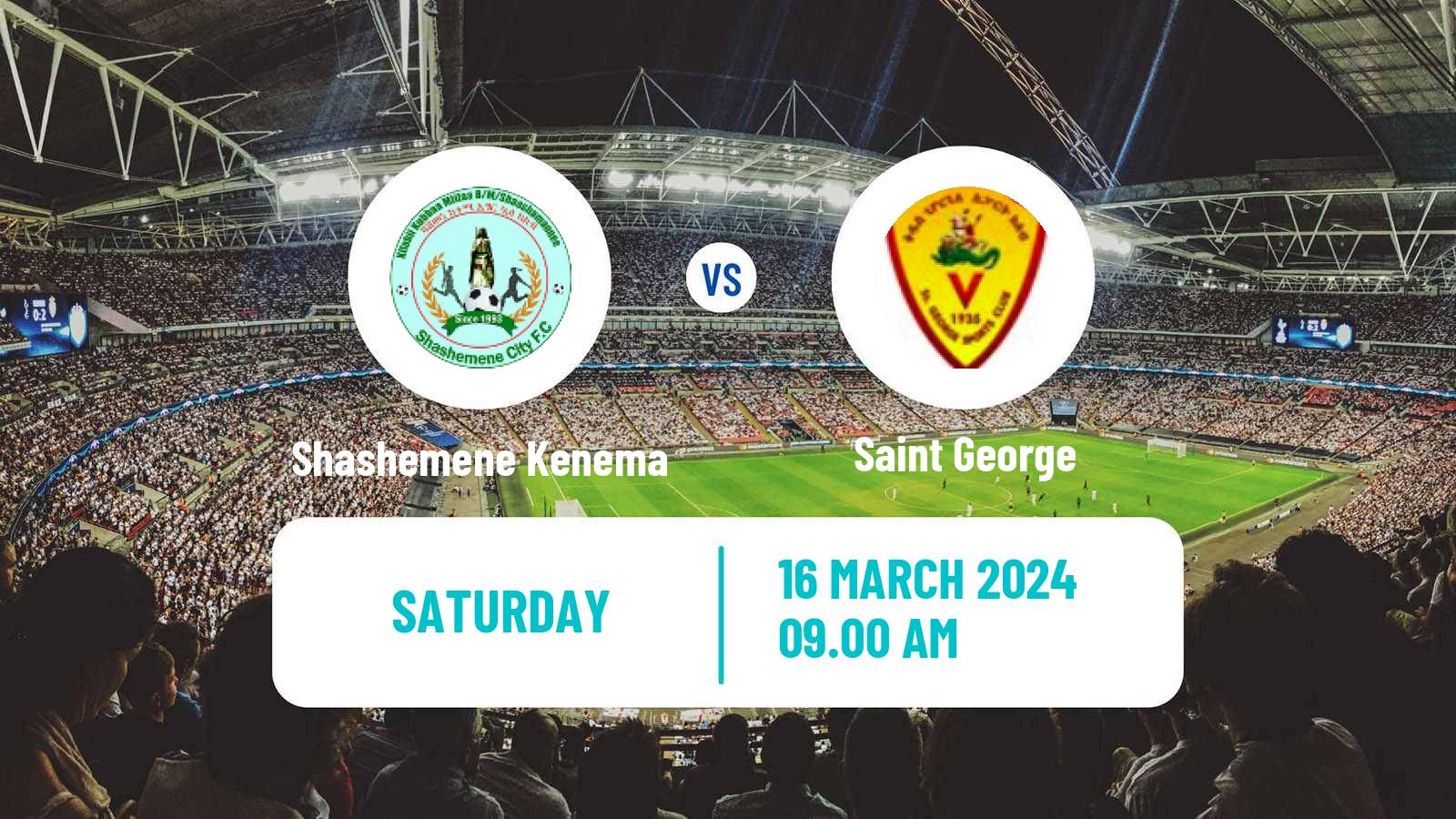Soccer Ethiopian Premier League Shashemene Kenema - Saint George