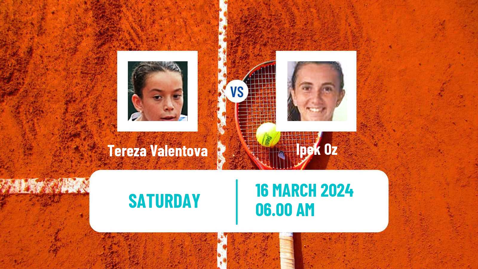 Tennis ITF W75 Ricany Women Tereza Valentova - Ipek Oz