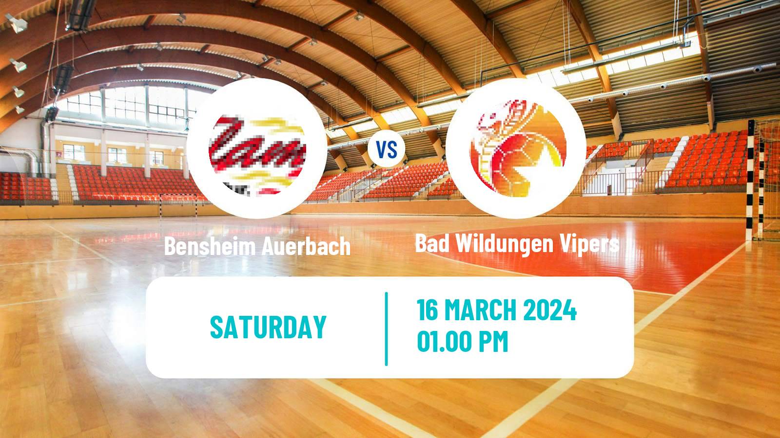 Handball German 1 Bundesliga Handball Women Bensheim Auerbach - Bad Wildungen Vipers