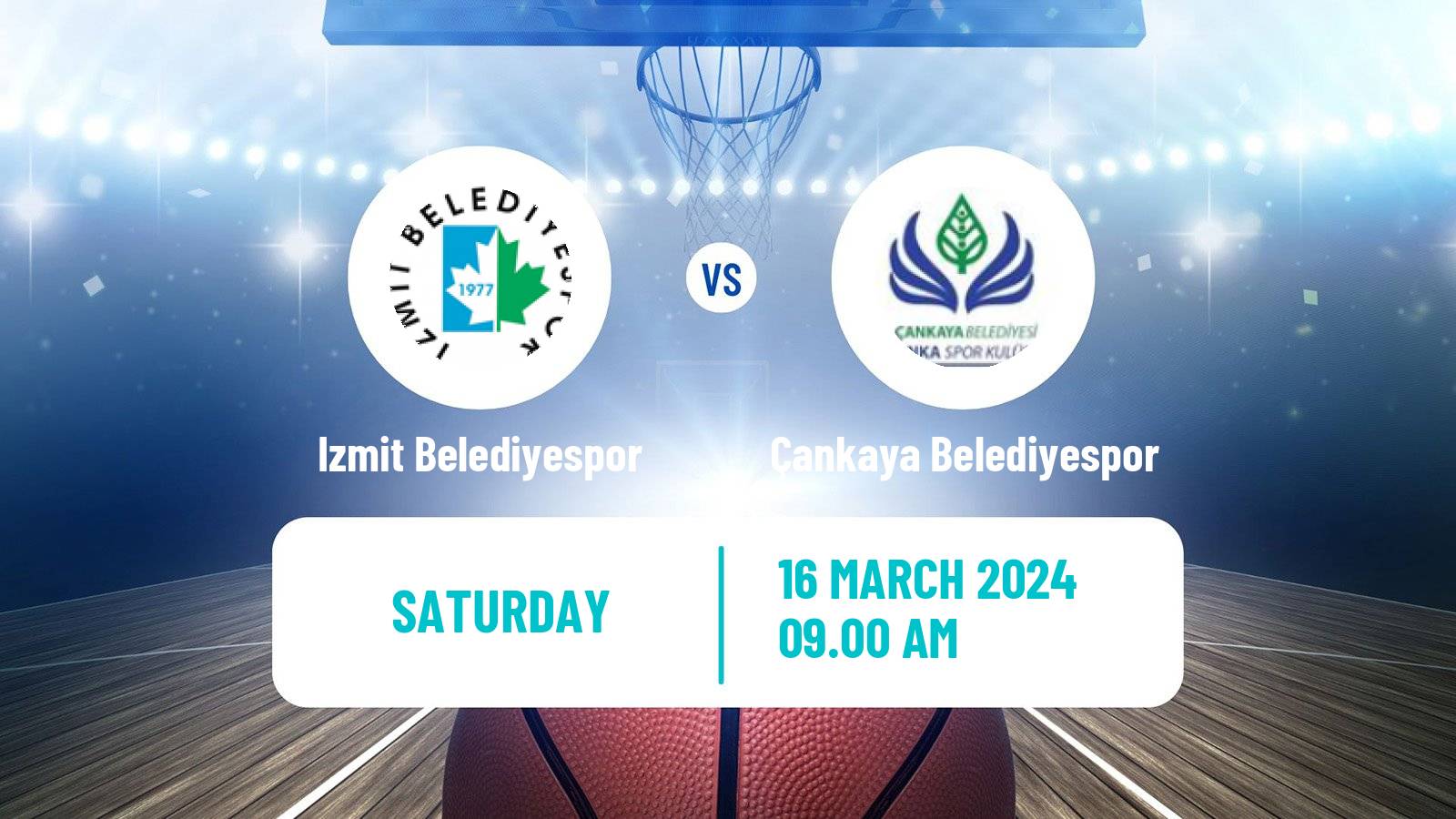 Basketball Turkish Basketball League Women Izmit Belediyespor - Çankaya Belediyespor