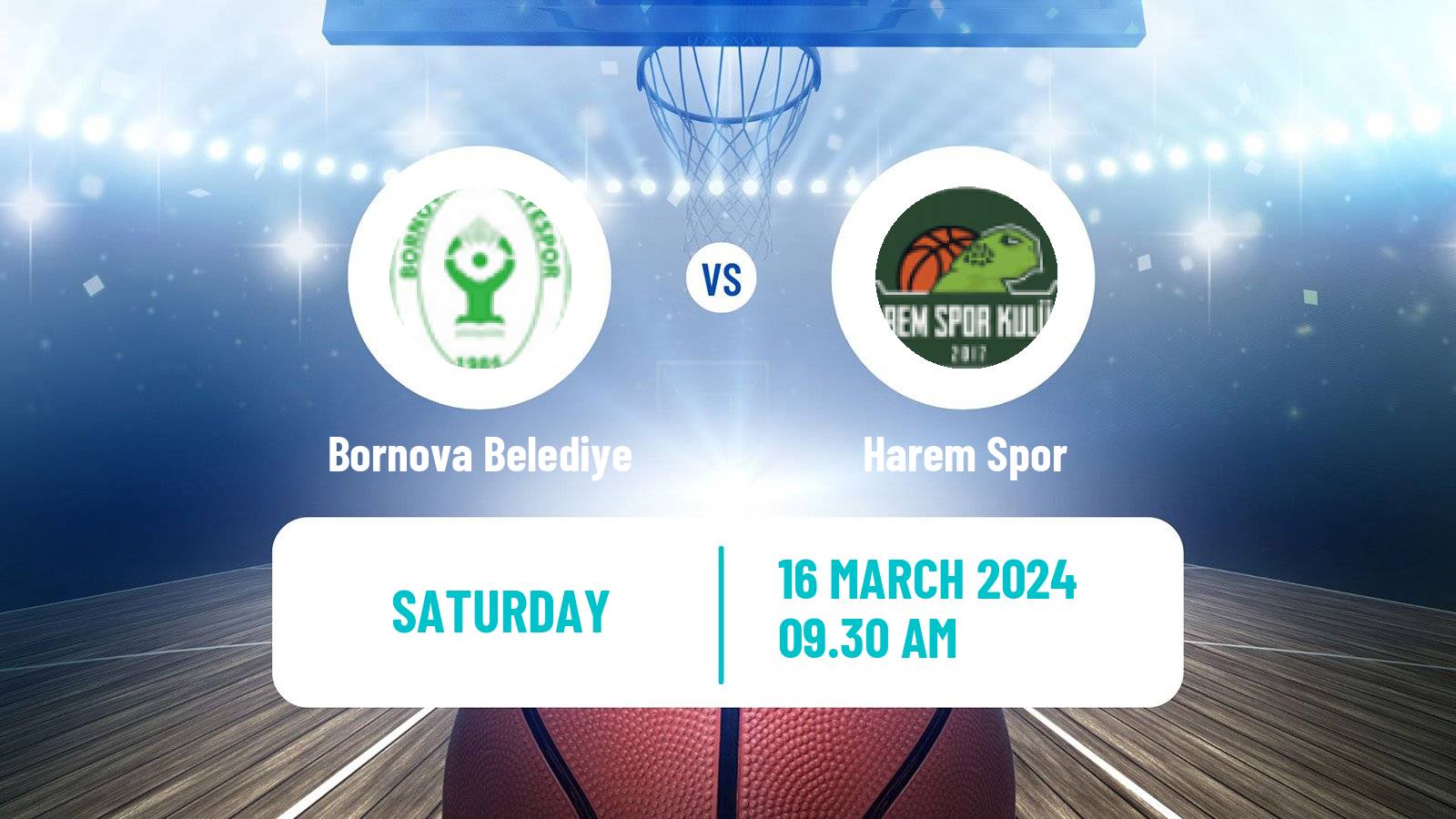 Basketball Turkish TBL Bornova Belediye - Harem Spor