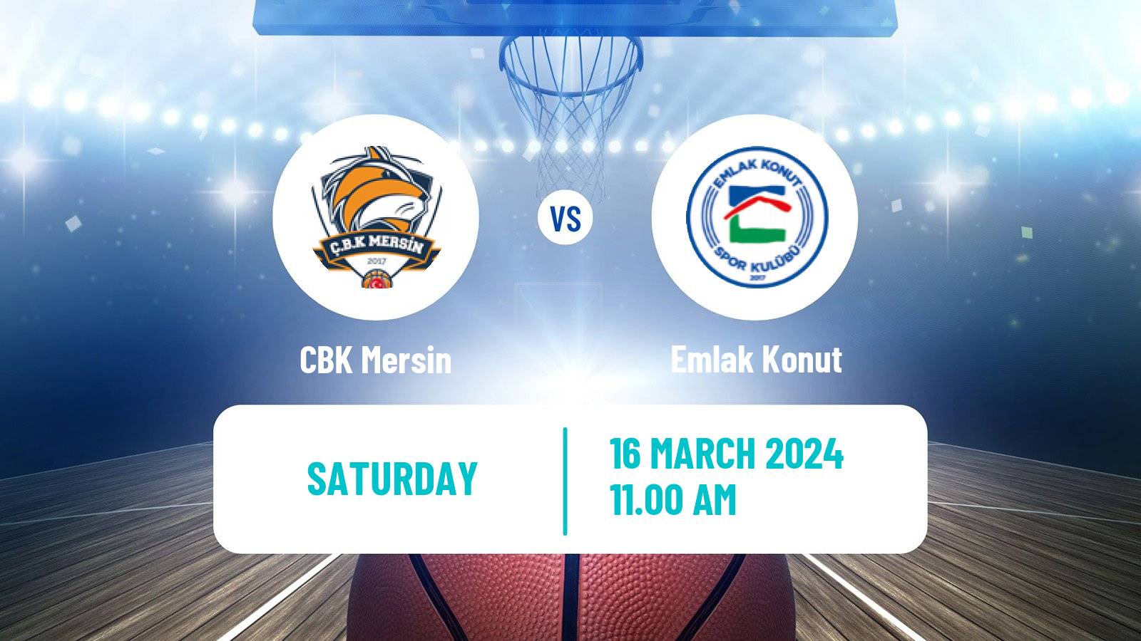 Basketball Turkish Basketball League Women CBK Mersin - Emlak Konut