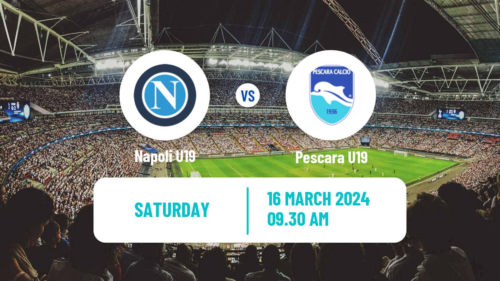 Soccer Italian Primavera 2 Napoli U19 - Pescara U19