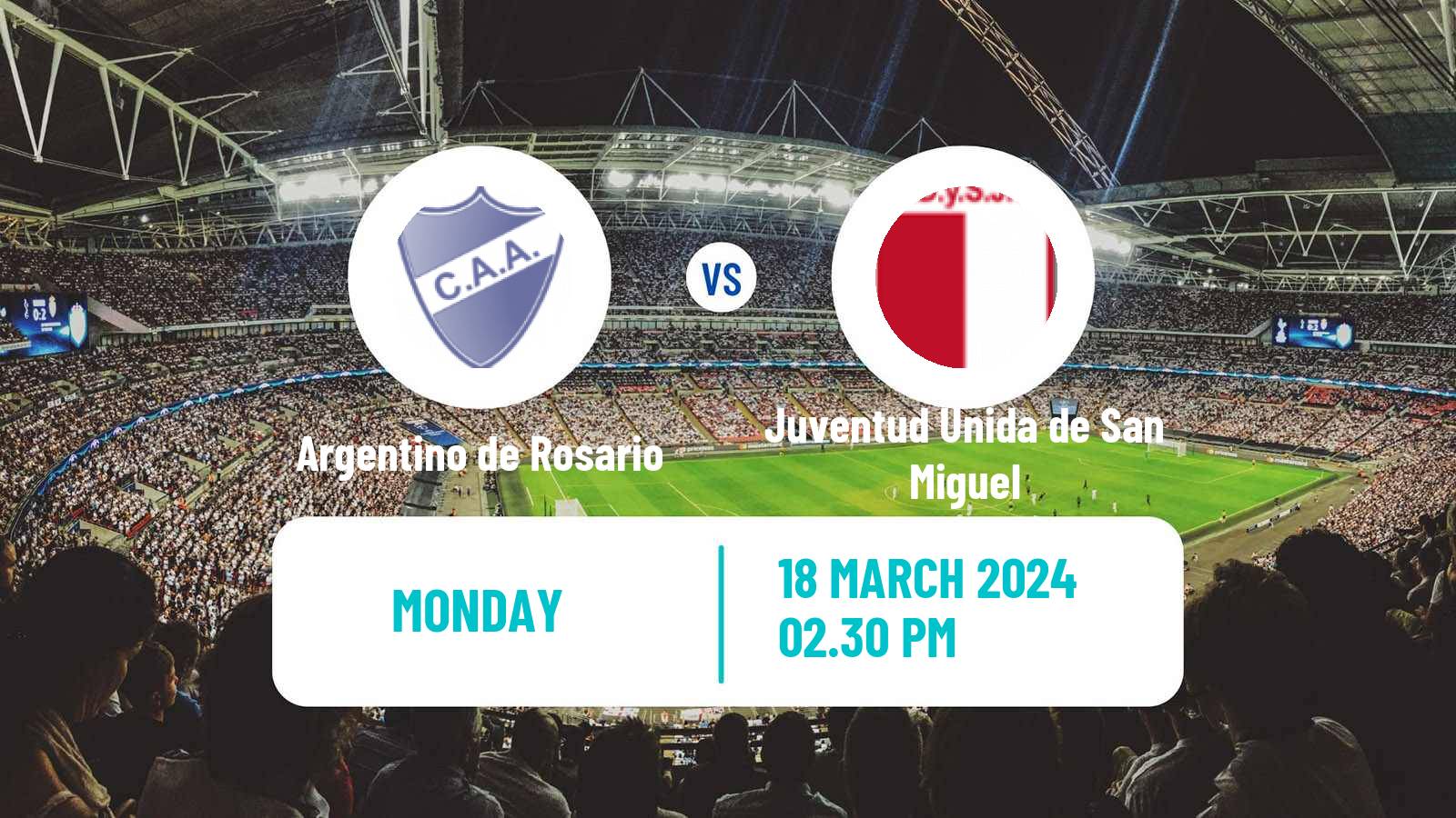 Soccer Argentinian Primera C Argentino de Rosario - Juventud Unida de San Miguel