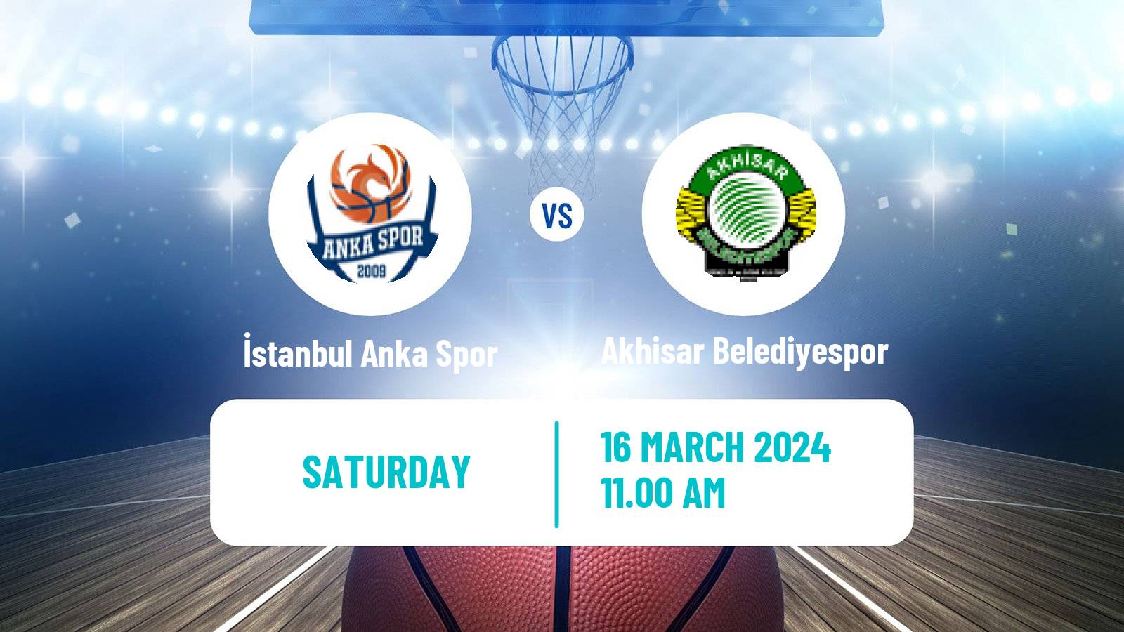 Basketball Turkish TB2L İstanbul Anka Spor - Akhisar Belediyespor