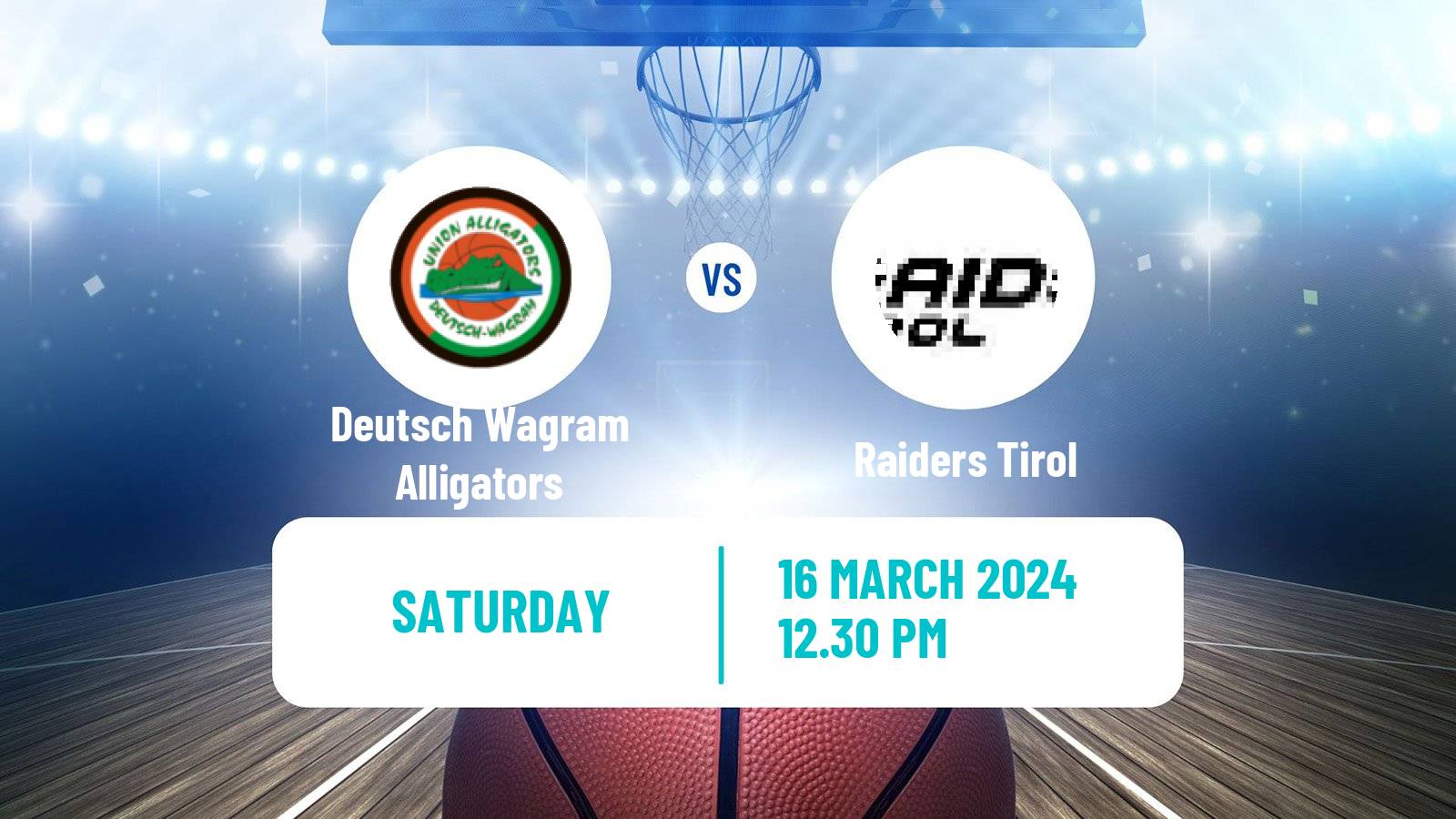 Basketball Austrian Zweite Liga Basketball Deutsch Wagram Alligators - Raiders Tirol