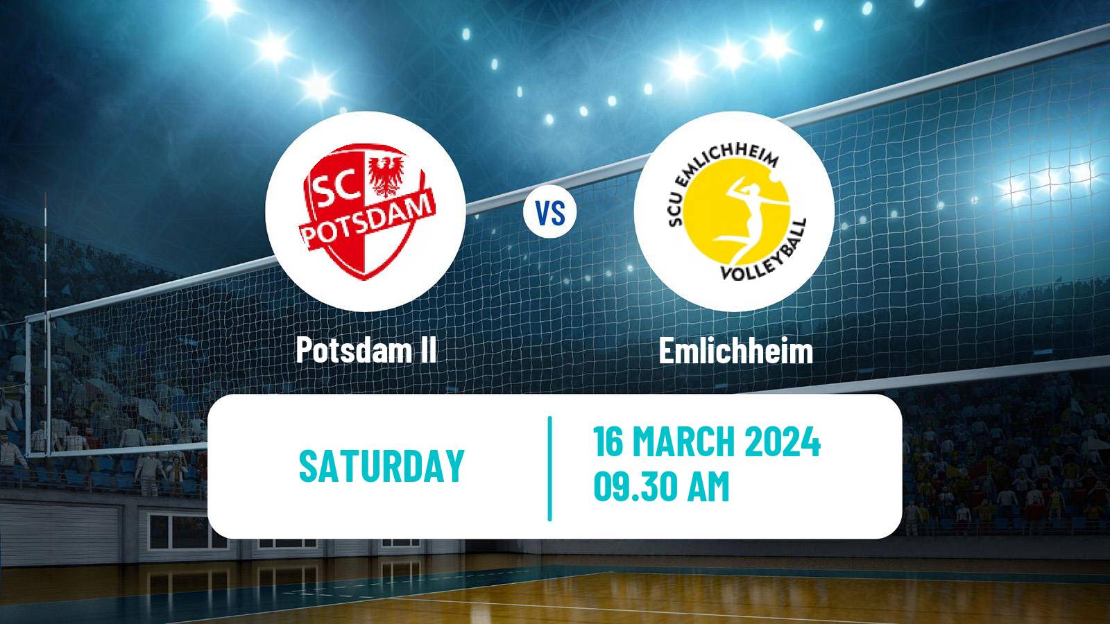 Volleyball German 2 Bundesliga North Volleyball Women Potsdam II - Emlichheim