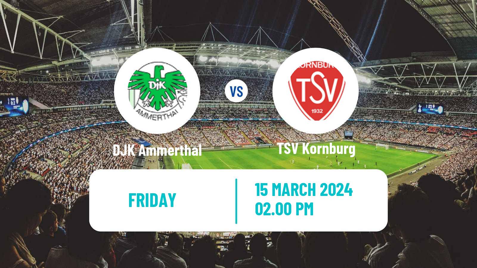 Soccer German Oberliga Bayern Nord DJK Ammerthal - Kornburg