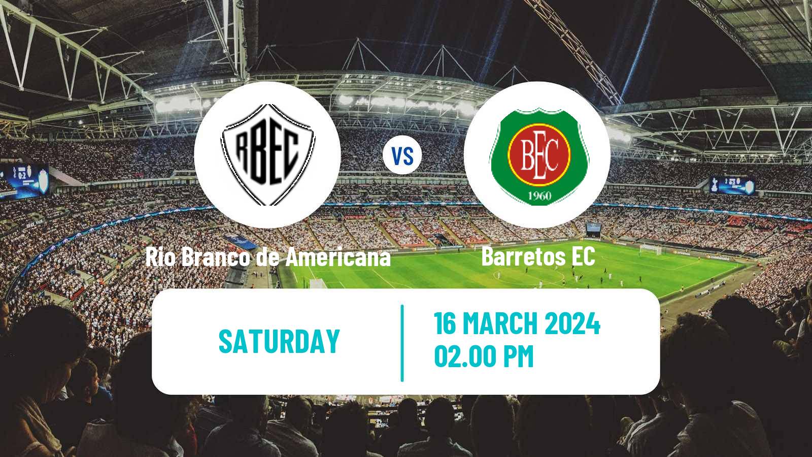 Soccer Brazilian Campeonato Paulista A4 Rio Branco de Americana - Barretos