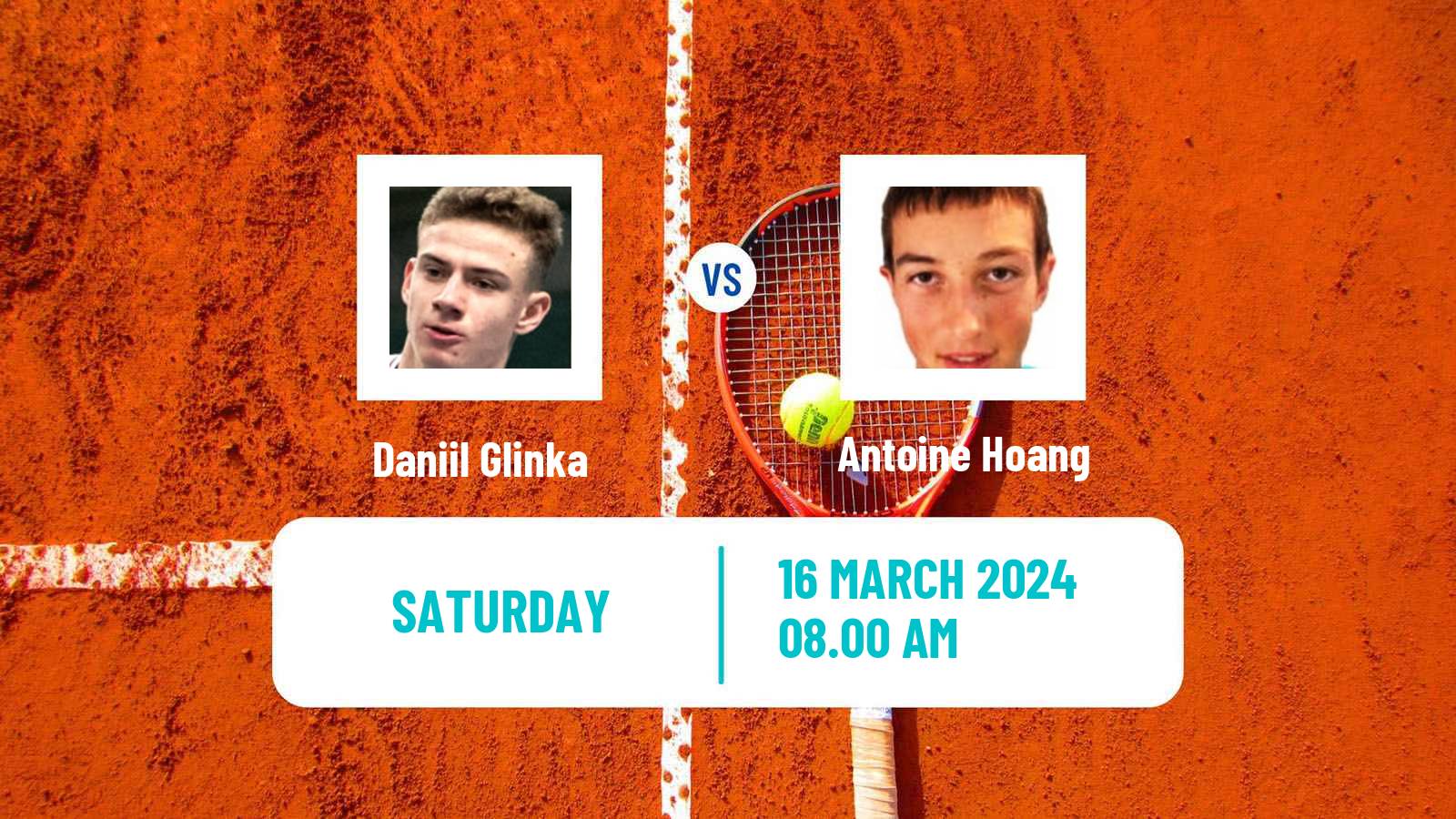 Tennis ITF M25 Trimbach Men Daniil Glinka - Antoine Hoang