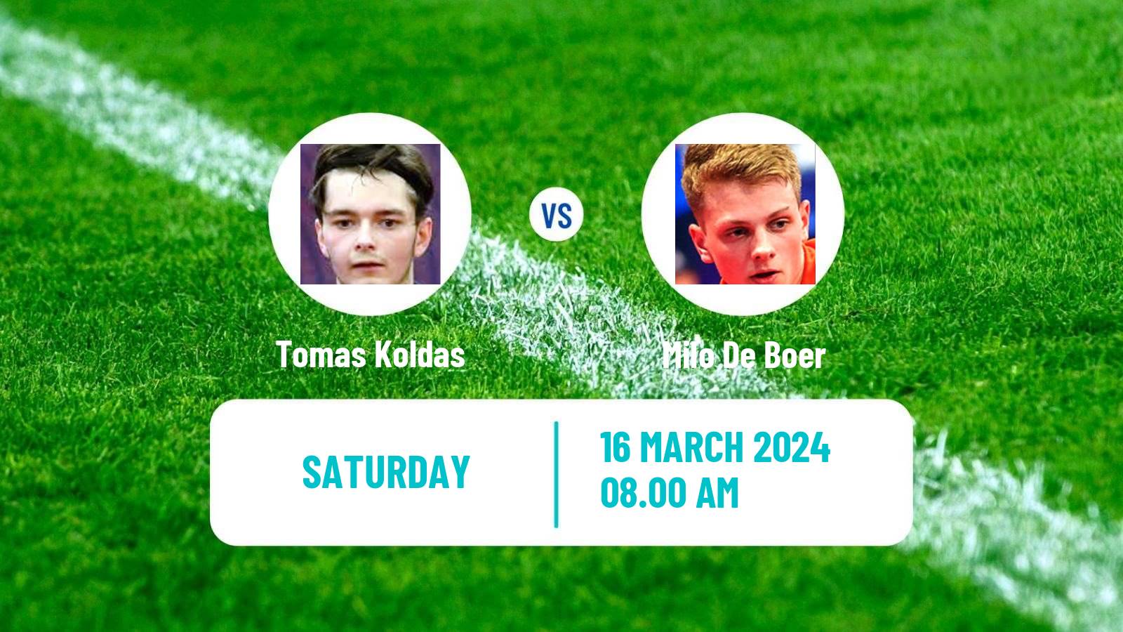 Table tennis Tt Star Series Men Tomas Koldas - Milo De Boer