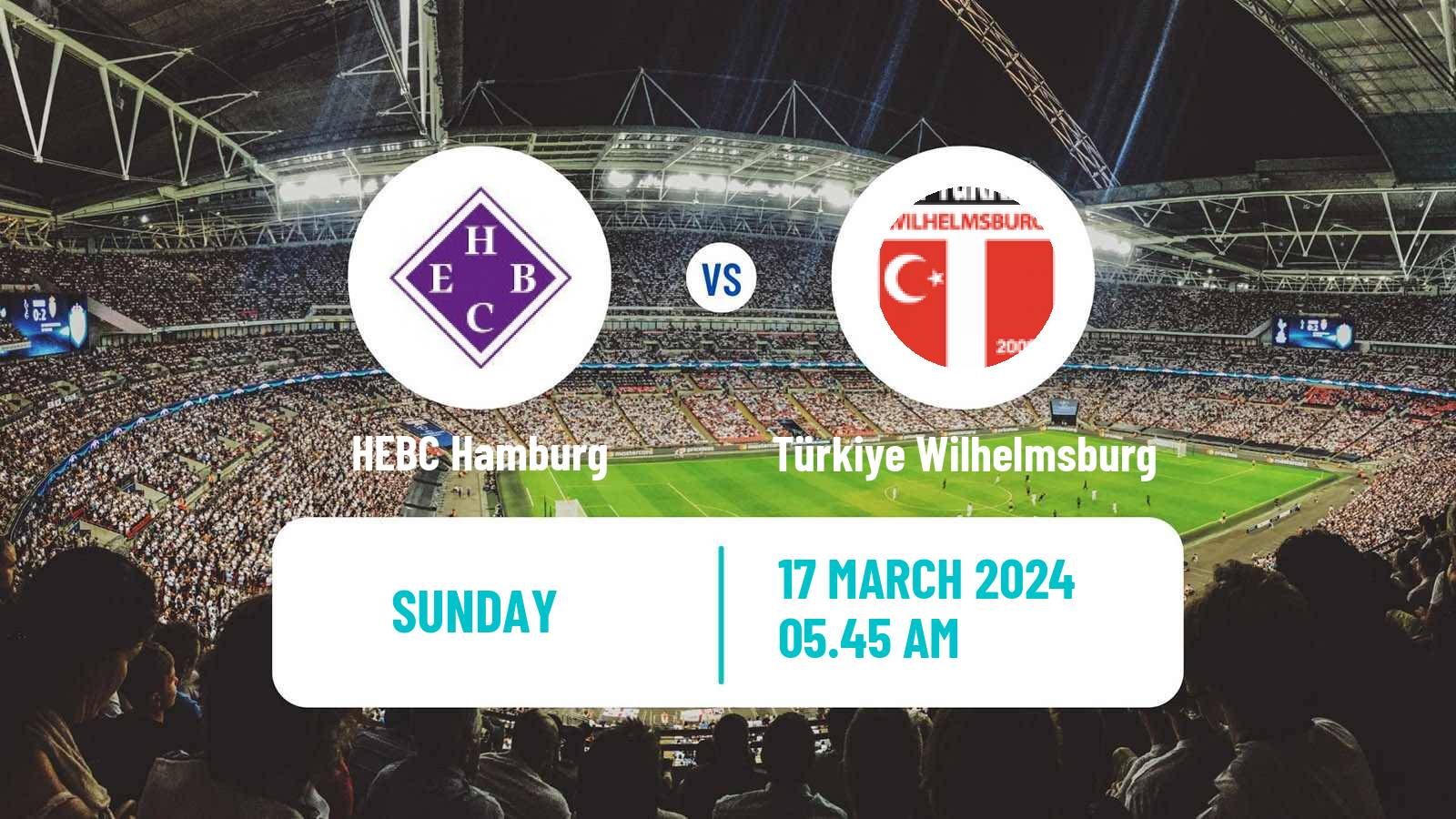 Soccer German Oberliga Hamburg HEBC Hamburg - Türkiye Wilhelmsburg