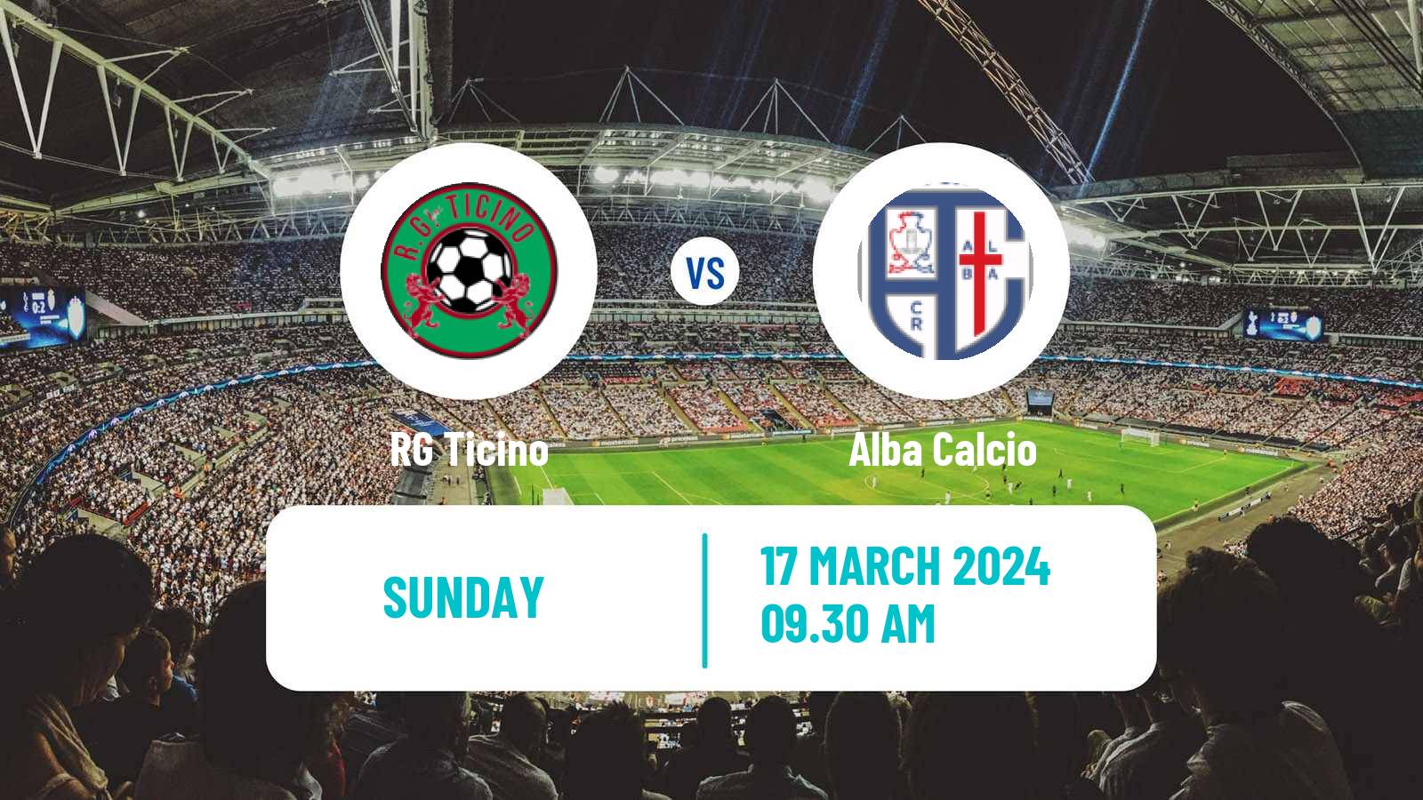 Soccer Italian Serie D - Group A Ticino - Alba