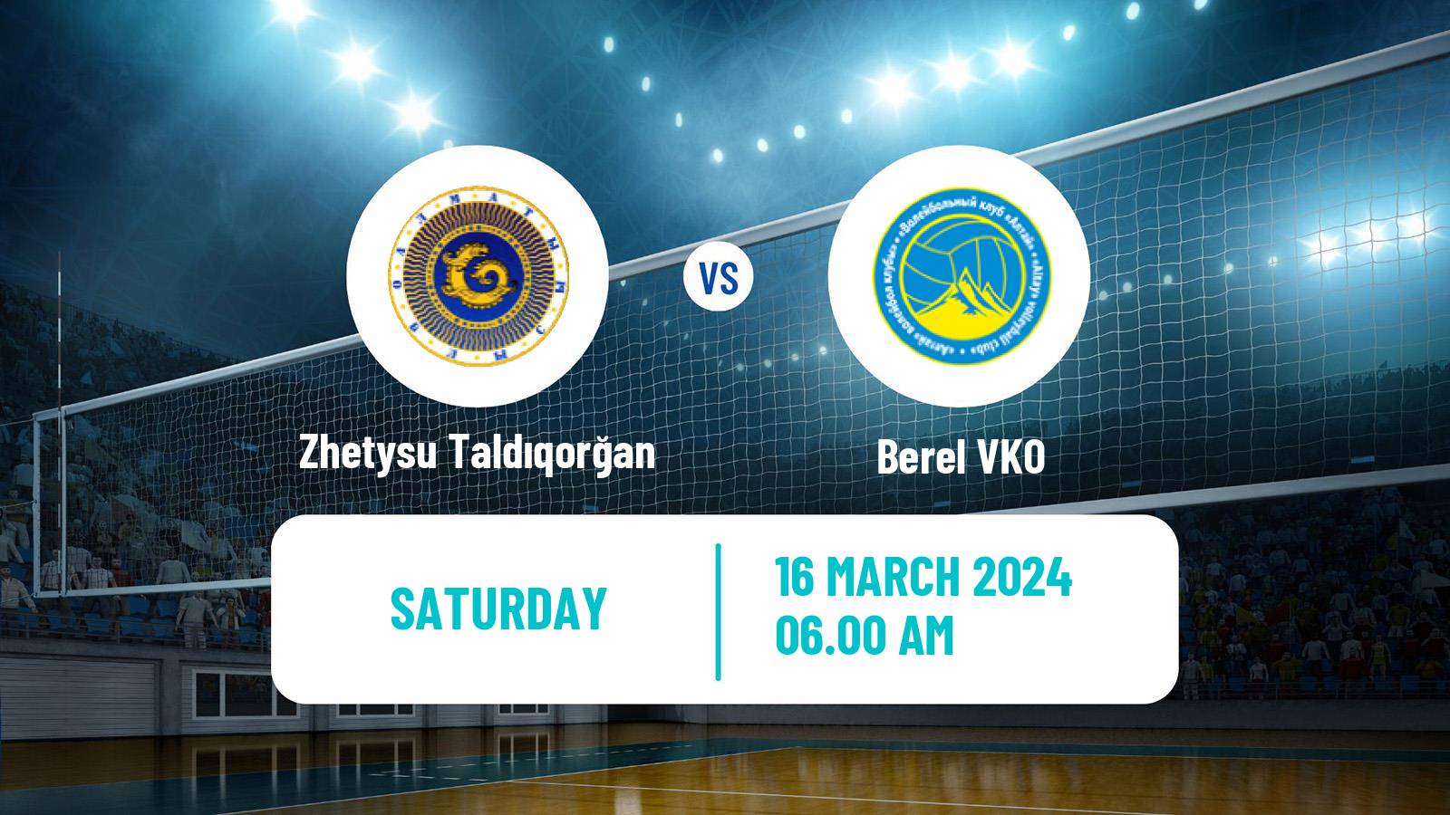 Volleyball Kazakh National League Volleyball Women Zhetysu Taldıqorğan - Berel VKO