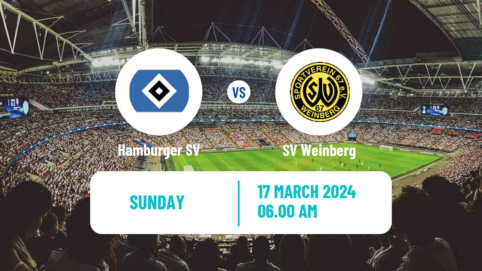 Soccer German 2 Bundesliga Women Hamburger SV - Weinberg