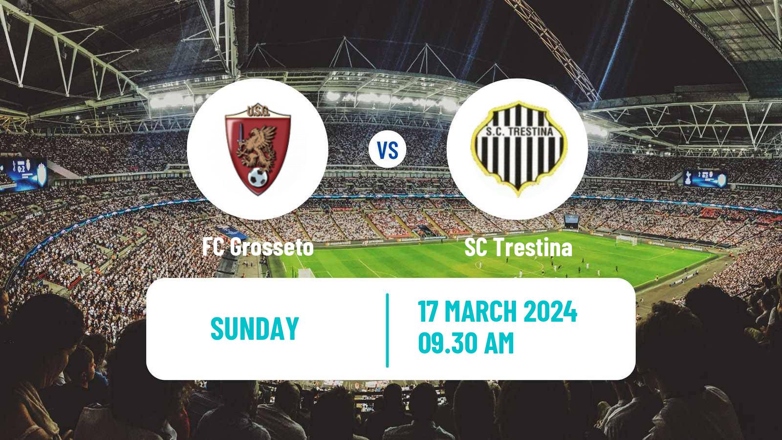 Soccer Italian Serie D - Group E Grosseto - Trestina