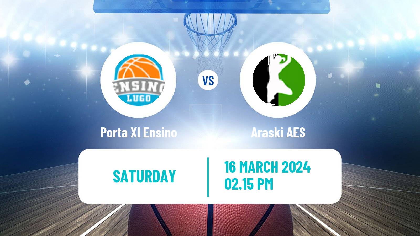 Basketball Spanish Liga Femenina Basketball Porta XI Ensino - Araski AES