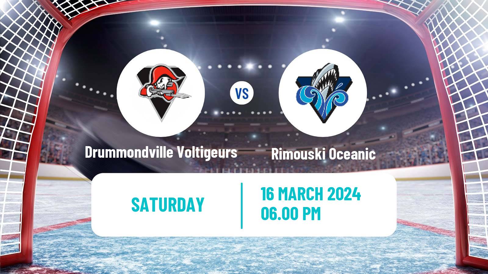 Hockey QMJHL Drummondville Voltigeurs - Rimouski Oceanic