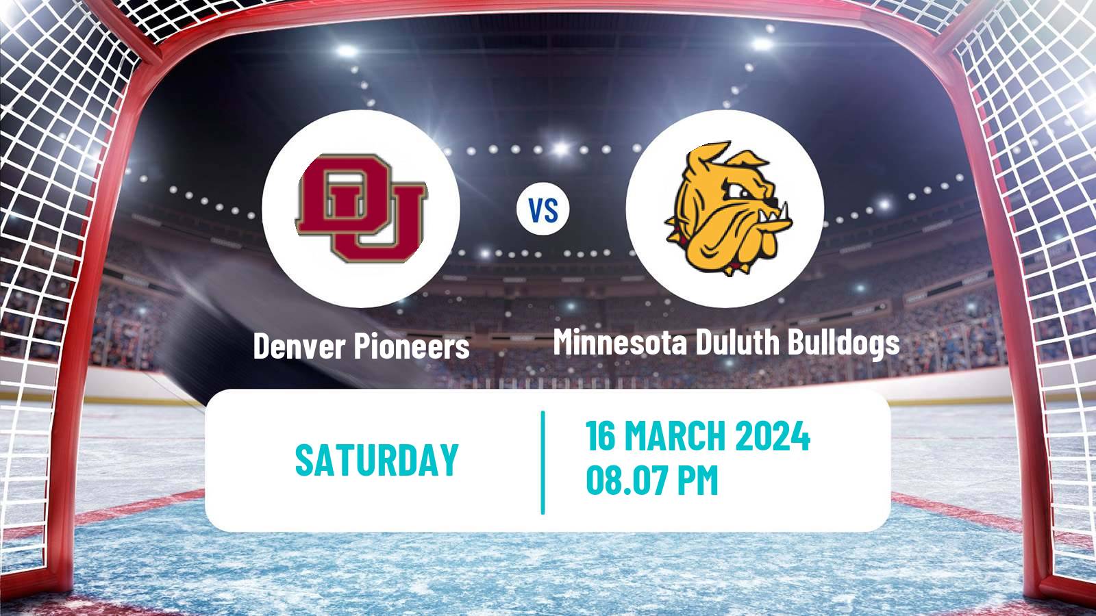 Hockey NCAA Hockey Denver Pioneers - Minnesota Duluth Bulldogs