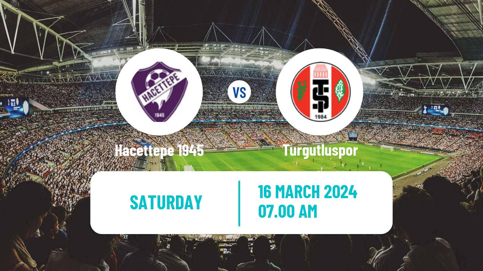 Soccer Turkish 3 Lig Group 2 Hacettepe 1945 - Turgutluspor