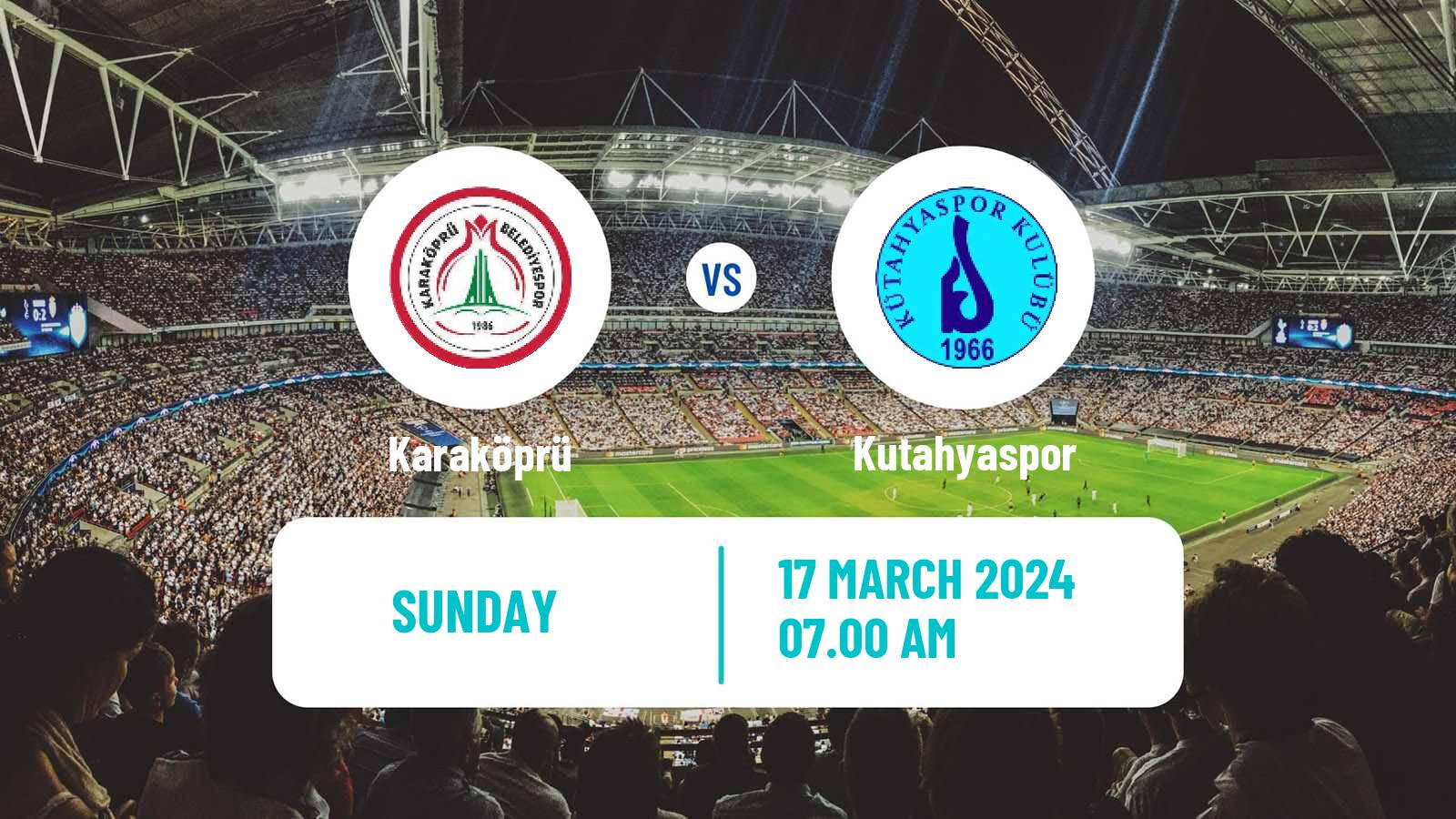 Soccer Turkish 3 Lig Group 3 Karaköprü - Kutahyaspor