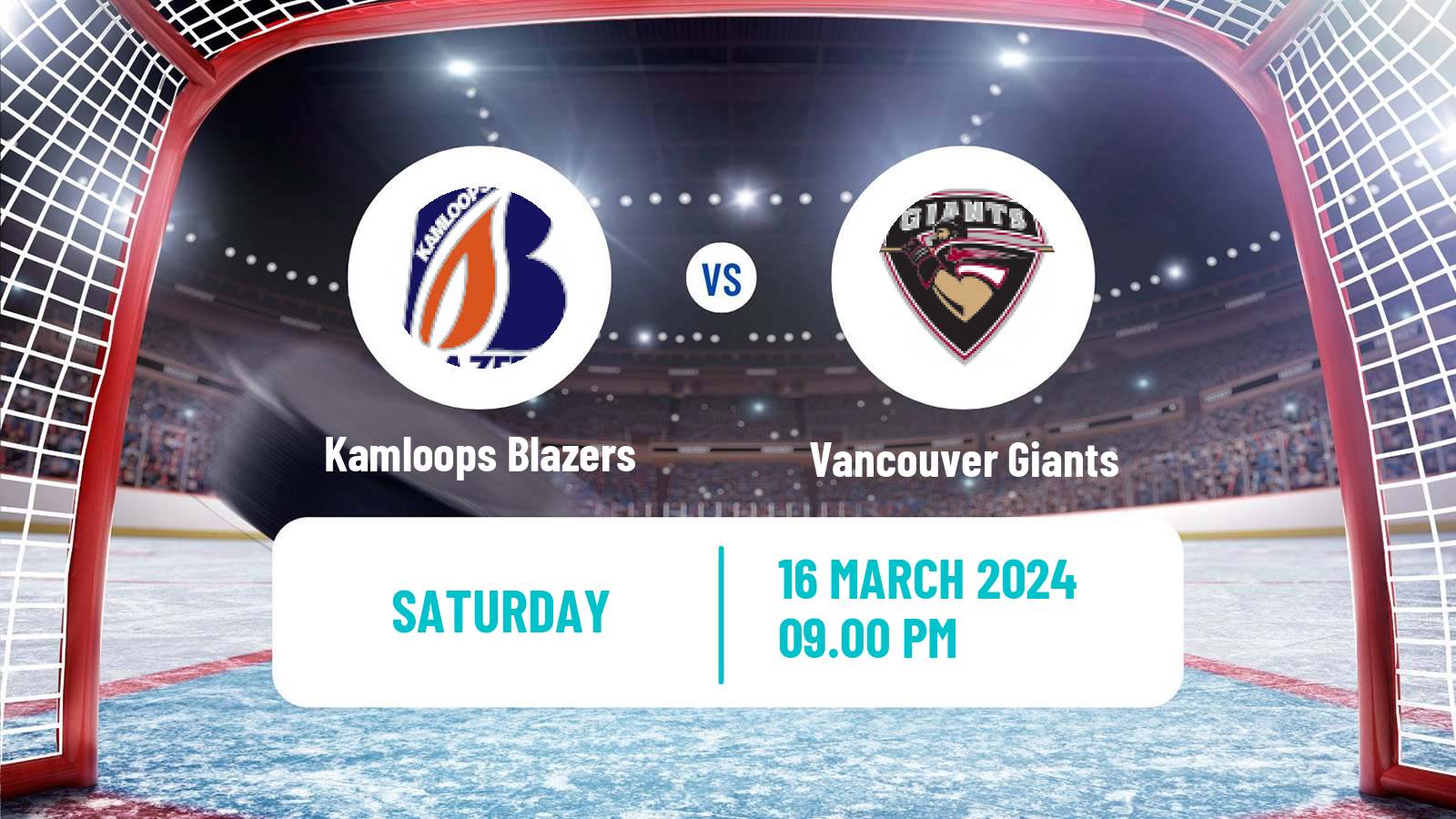 Hockey WHL Kamloops Blazers - Vancouver Giants