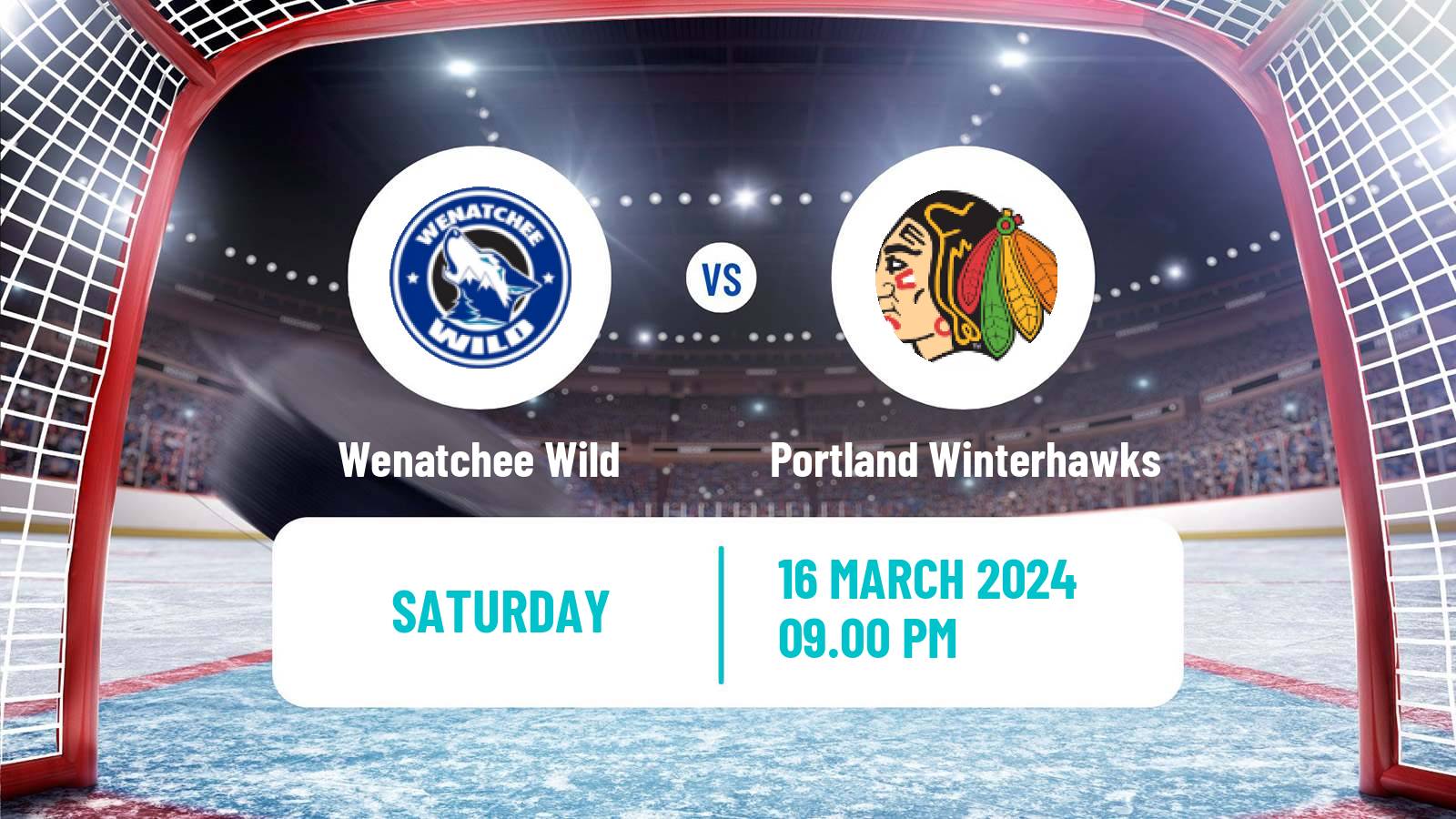 Hockey WHL Wenatchee Wild - Portland Winterhawks