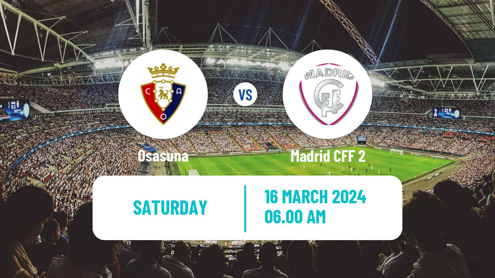 Soccer Spanish Primera Federacion Women Osasuna - Madrid CFF 2