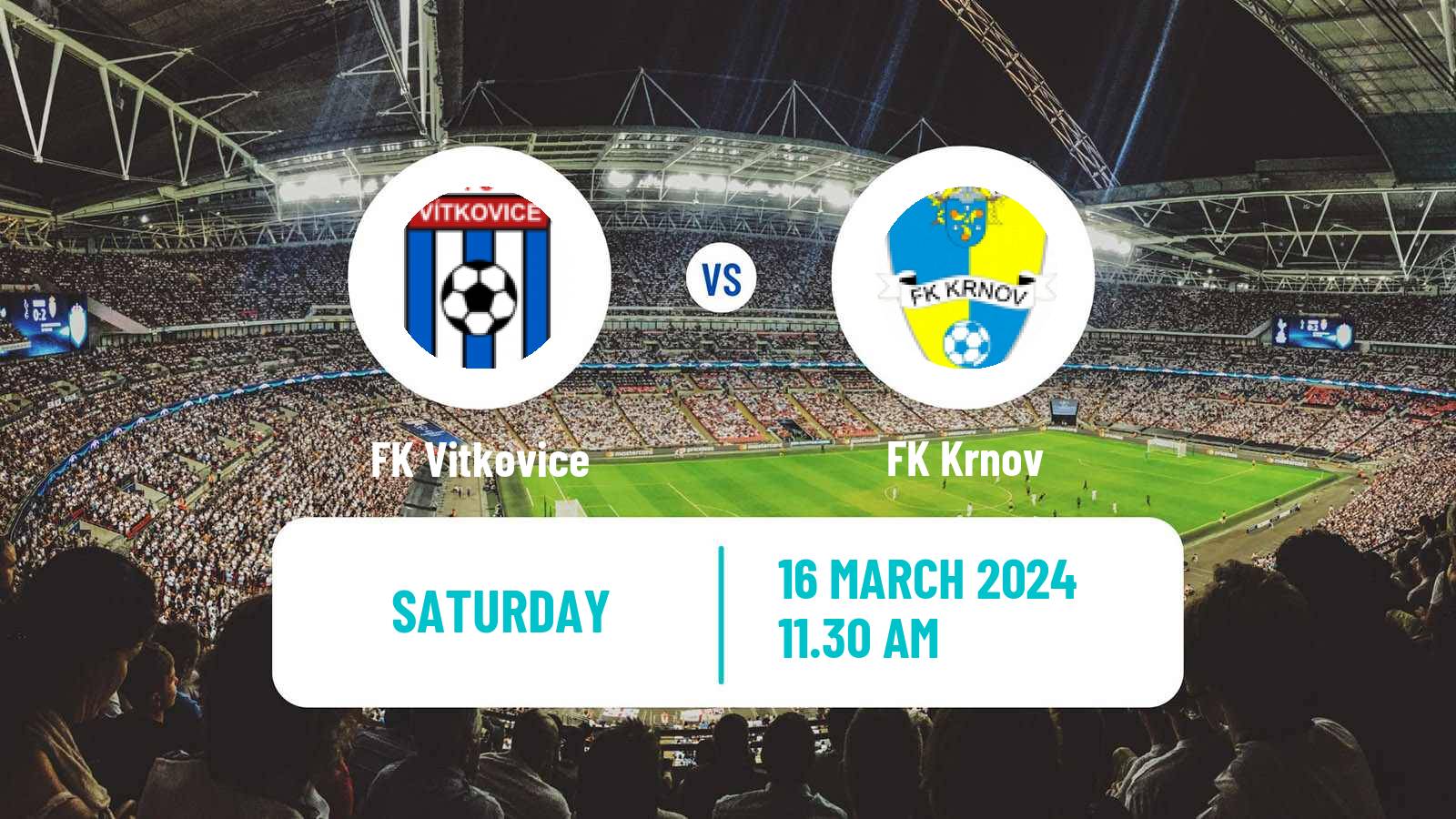 Soccer Czech Division F Vitkovice - Krnov