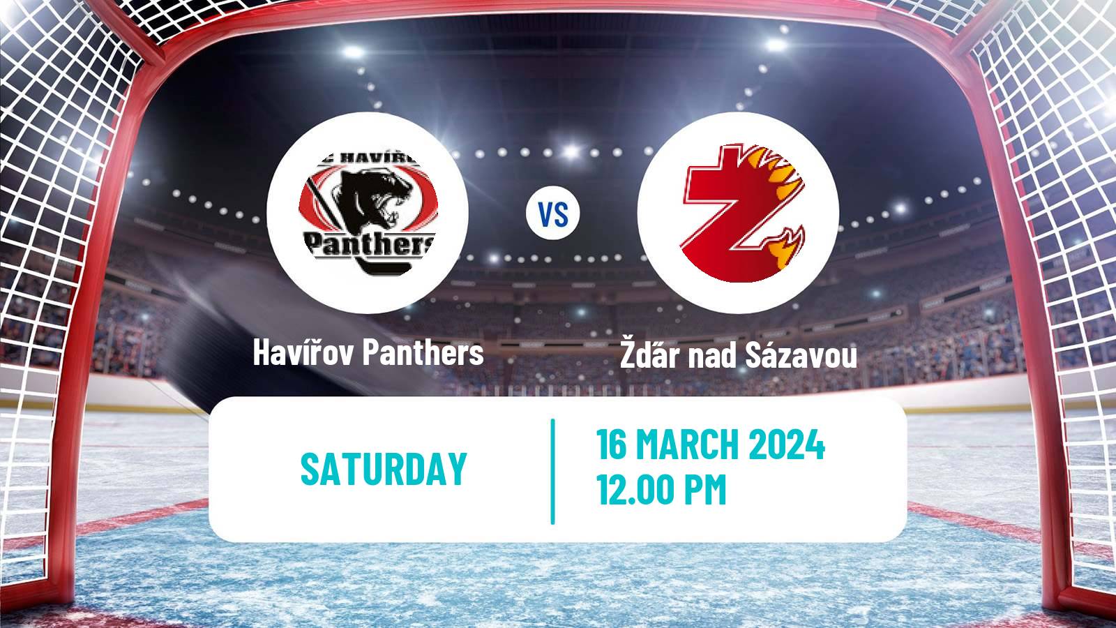 Hockey Czech 2 Liga Hockey East Havířov Panthers - Žďár nad Sázavou