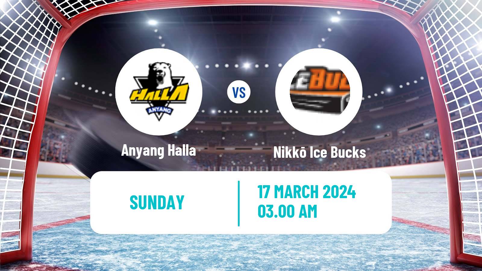 Hockey Asia League Ice Hockey Anyang Halla - Nikkō Ice Bucks