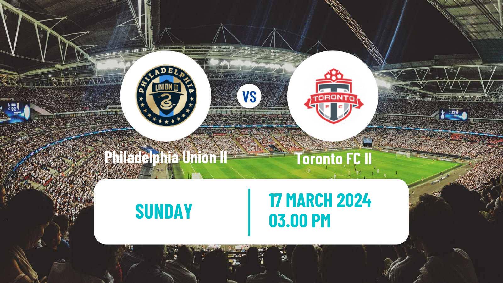 Soccer MLS Next Pro Philadelphia Union II - Toronto FC II