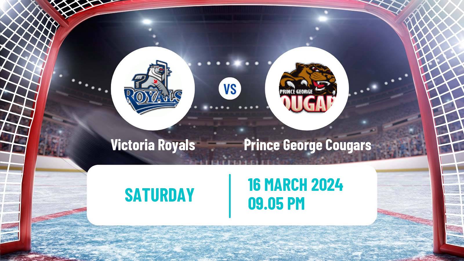 Hockey WHL Victoria Royals - Prince George Cougars
