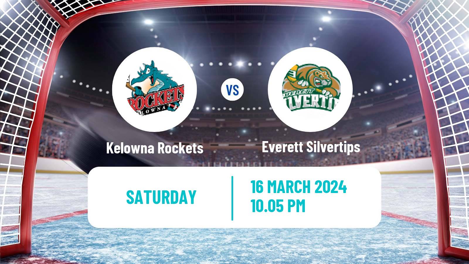 Hockey WHL Kelowna Rockets - Everett Silvertips